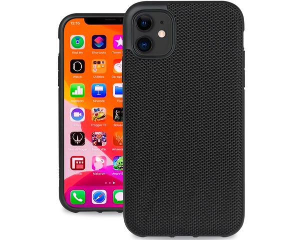 Evutec Ballistic Nylon iPhone 11 Unique Heavy Duty Premium Protective Military Grade Shockproof Phone Case Cover Magnetic Mount Included Black