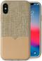 Evutec iPhone X/Xs Tweed/Tan Premium Leather, Fabric Drop Protection Case with Magnetic Vent Mount